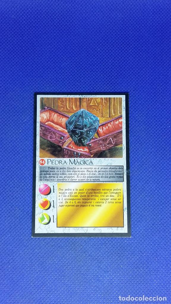 Figuras de Goma y PVC: HISTORIA MAGICA DE CATALUNYA 1996 AVUI CARTA N&ordm; 84 PEDRA MAGICA