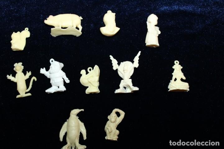 Gummi- und PVC-Figuren: LOTE DE PLASTICO SURTIDAS TIPO DUNKIN - A&Ntilde;OS 70