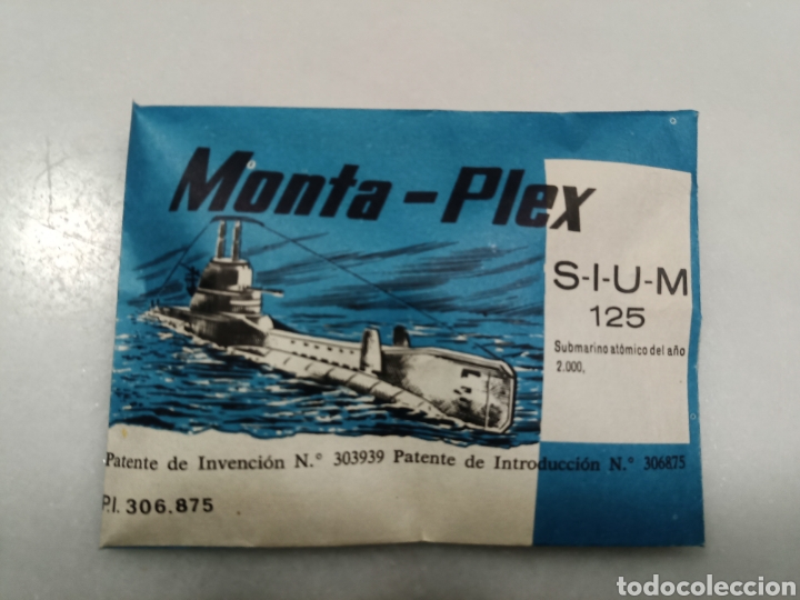 Figuras de goma y PVC: Sobre Montaplex SIUM 125 - Foto 1