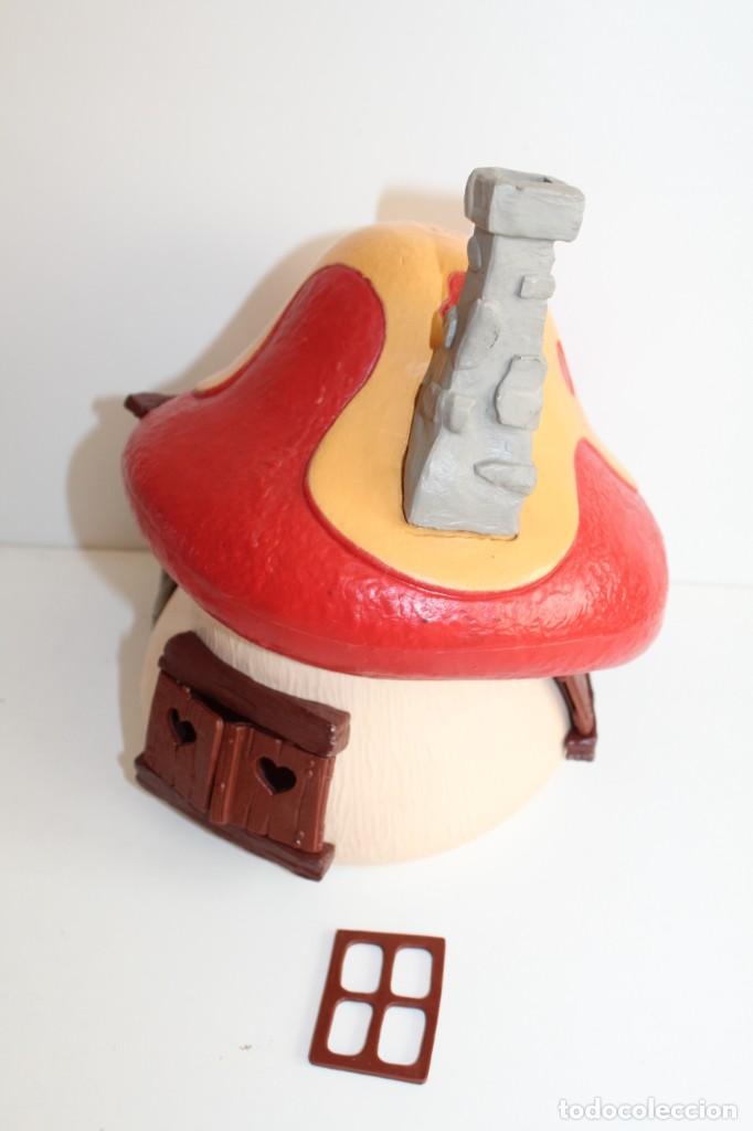 Figuras de goma y PVC: CASA PITUFOS CON 37 PITUFOS - MARCA PEYO Y SIN MARCA - Foto 7