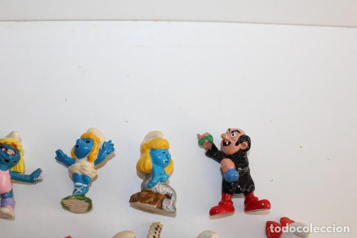 Figuras de goma y PVC: CASA PITUFOS CON 37 PITUFOS - MARCA PEYO Y SIN MARCA - Foto 23