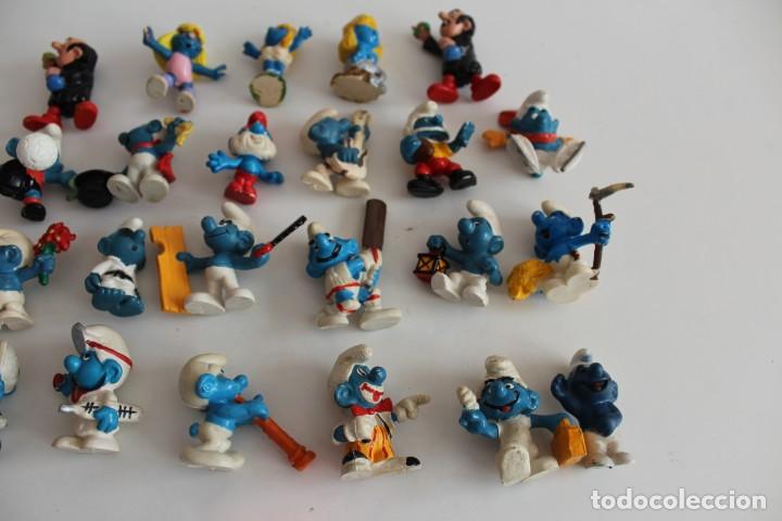 Figuras de goma y PVC: CASA PITUFOS CON 37 PITUFOS - MARCA PEYO Y SIN MARCA - Foto 26