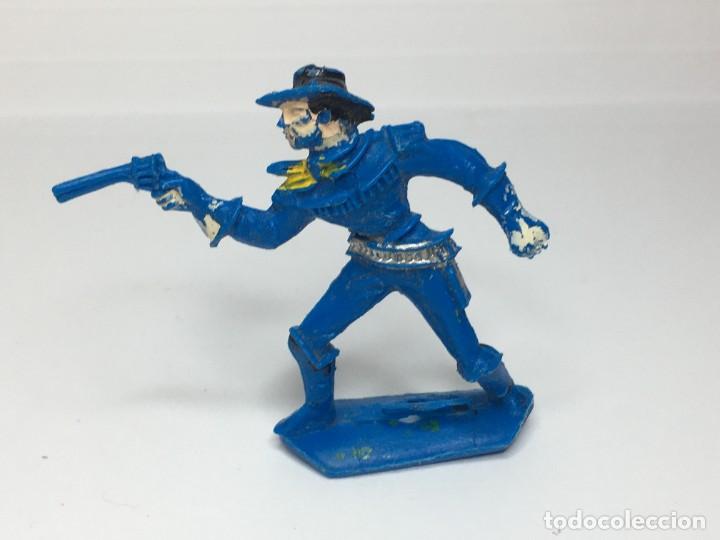 Figuras de goma y PVC: SOLDADO MINI OESTE DE COMANSI 4,5 CM. - Foto 1