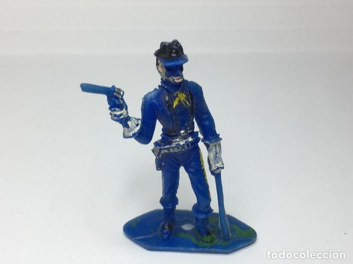 Figuras de goma y PVC: SOLDADO MINI OESTE DE COMANSI 5 CM. - Foto 1