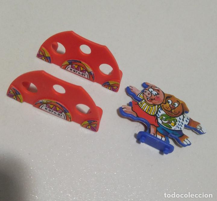 Figuras de Borracha e PVC: kinder antiguo secundario perro cerdito cerdo k97 k 97 81