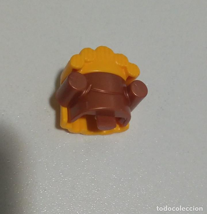 Figuras de Borracha e PVC: cabeza de robot kinder pieza secundario montable