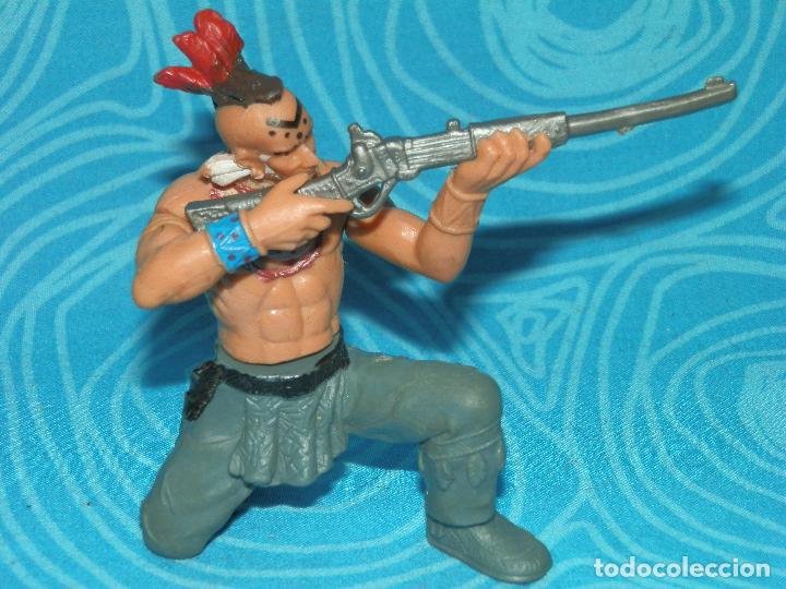 Figuras de goma y PVC: INDIO CON FUSIL, PVC - Foto 1