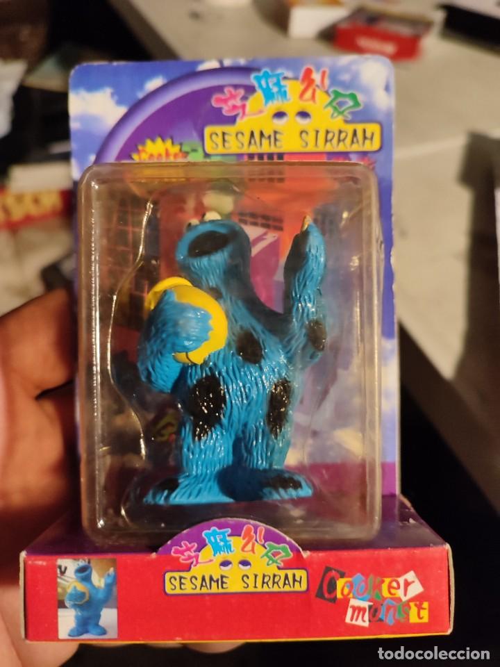 Figuras de Goma y PVC: monstruo de las galletas barrio sesamo en caja sesame sirrah