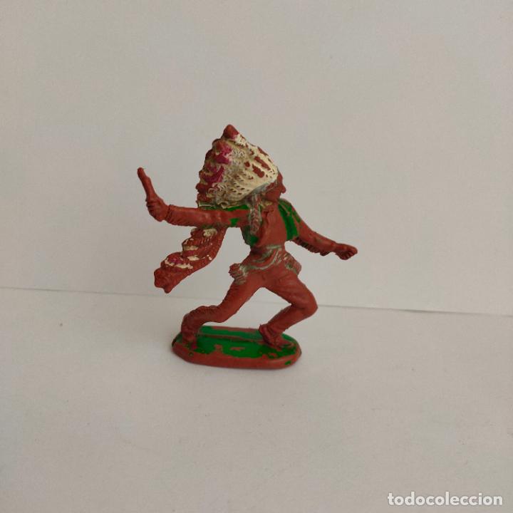 Figuras de goma y PVC: Indio de pl&aacute;stico de Pech. - Foto 1