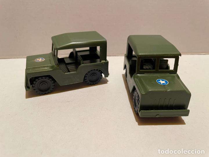 Figuras de goma y PVC: JEEP MILITAR PVC JUGUETE A&Ntilde;OS 80