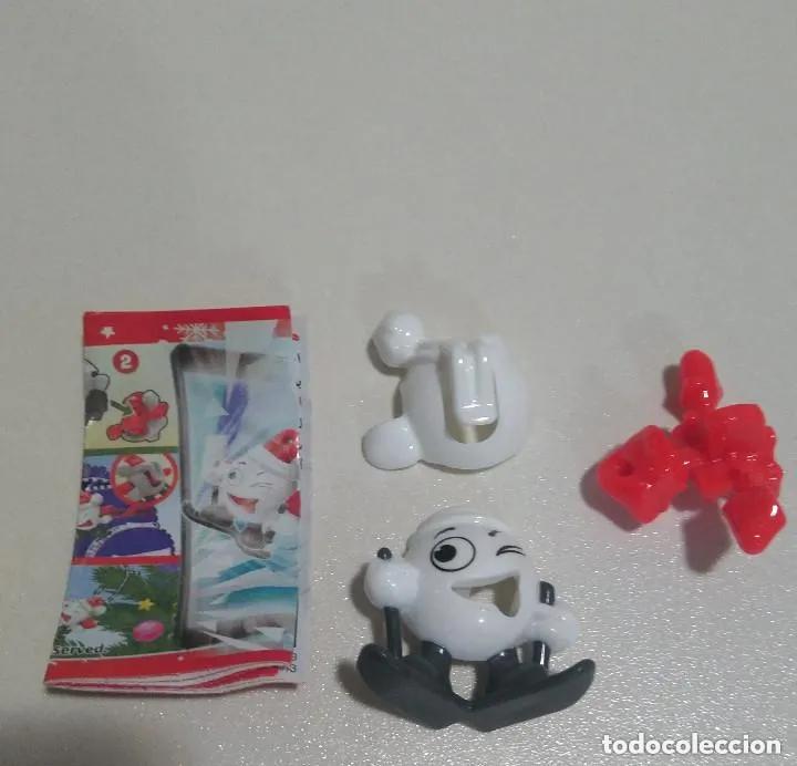 Kinder &Uuml;berraschung: kinder vu bola nieve snow man esquiador esqui bpz papel navidad 2021 mu&ntilde;eco navide&ntilde;o figurita