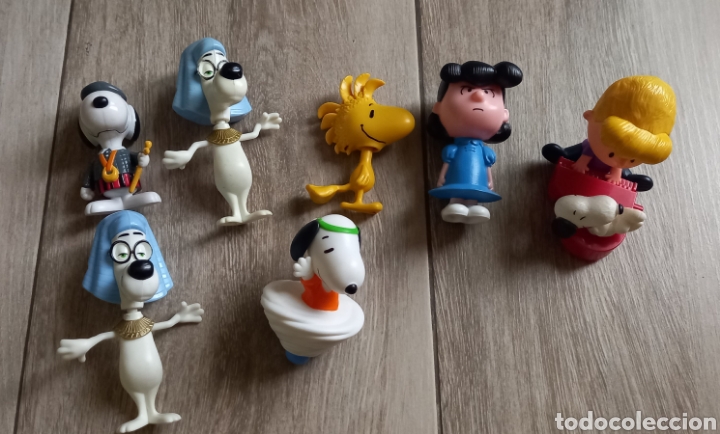 Figuras de Goma y PVC: Lote de figuras de Snoopy- McDonald (7)