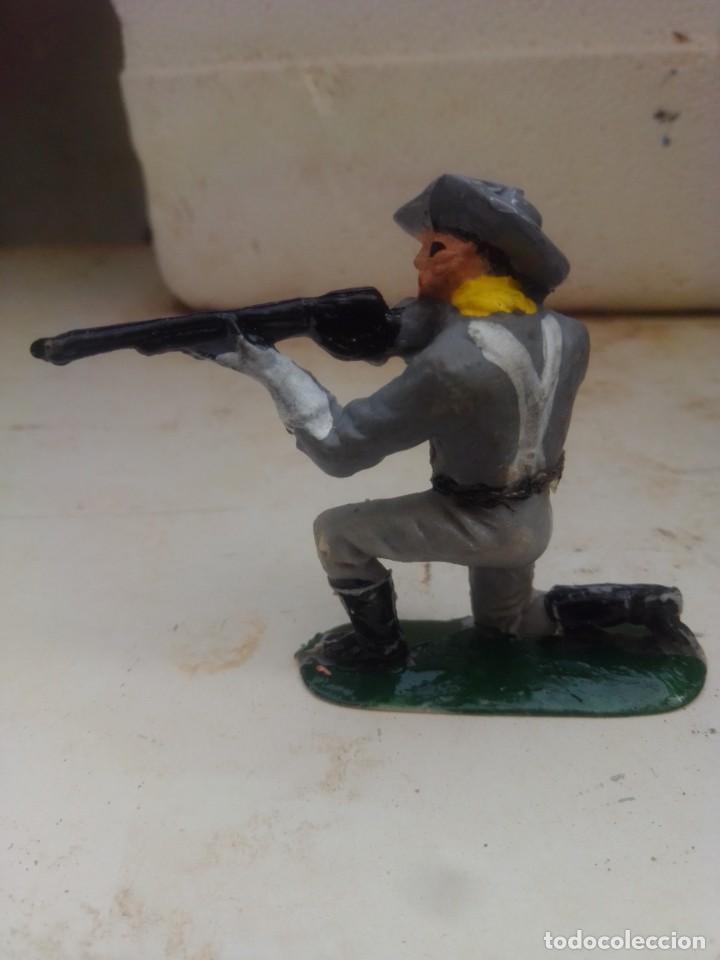 Figuras de goma y PVC: Soldado confederado de jecsan - Foto 1