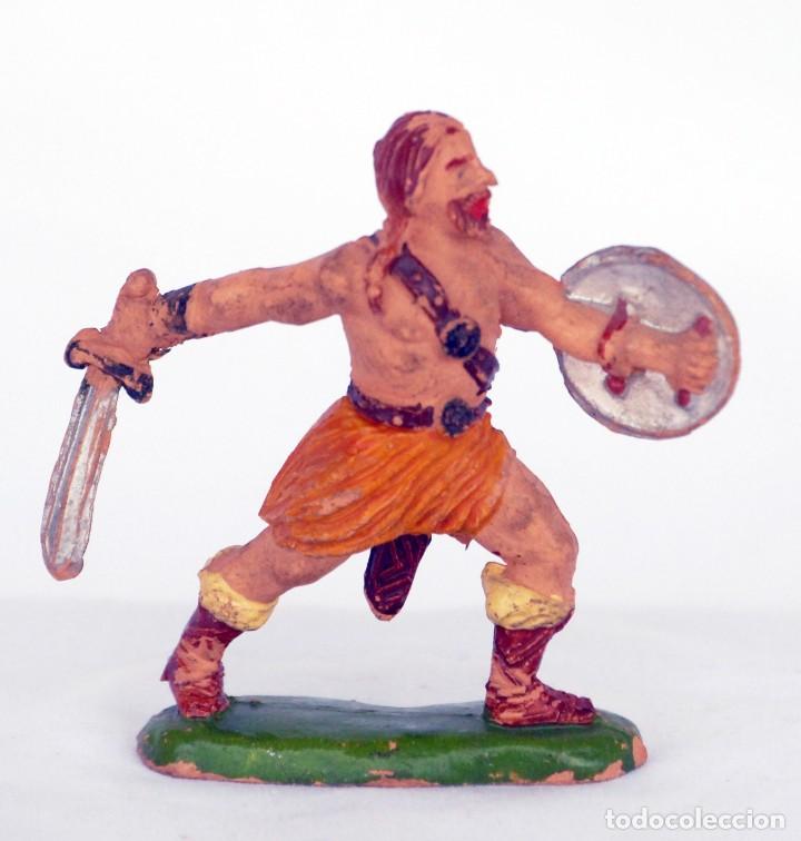 Figuras de goma y PVC: JECSAN GUERRERO VIKINGO GOMA - ORIGINAL