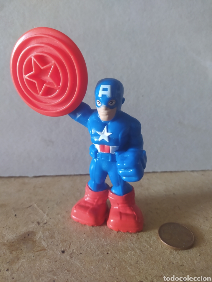 Figuras de goma y PVC: Figura capit&aacute;n Am&eacute;rica - Foto 1