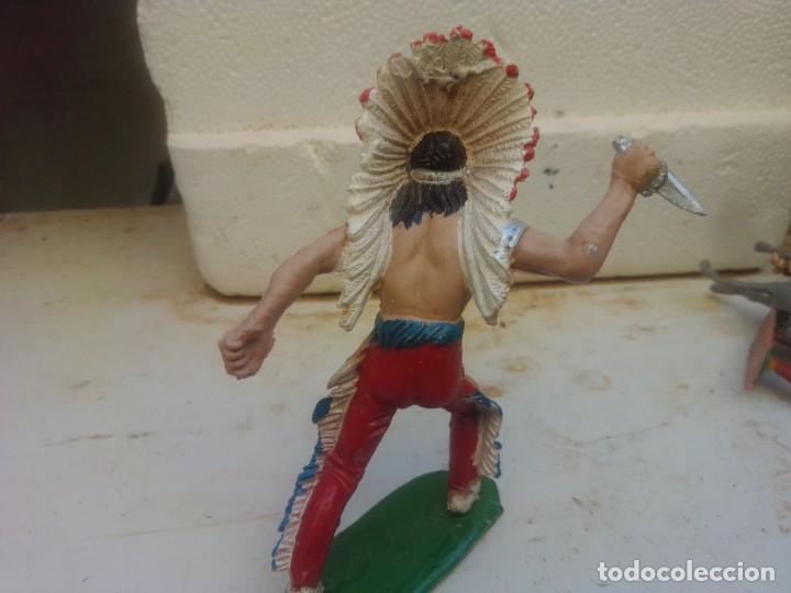 Figuras de goma y PVC: Indio de comansi tama&ntilde;o lafredo - Foto 2
