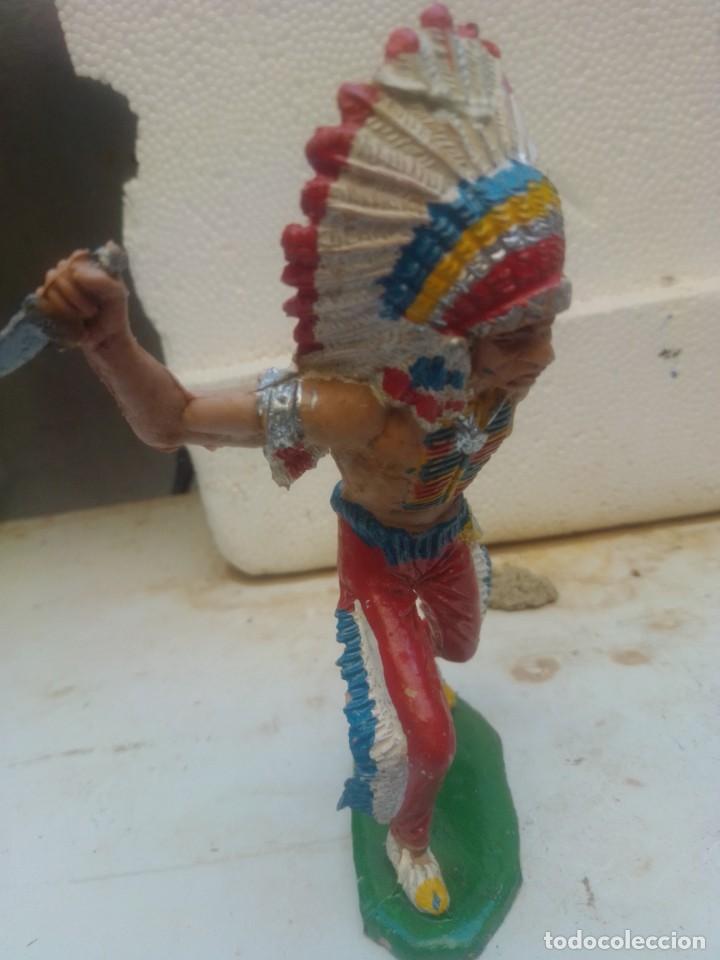 Figuras de goma y PVC: Indio de comansi tama&ntilde;o lafredo - Foto 3