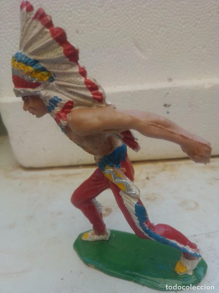 Figuras de goma y PVC: Indio de comansi tama&ntilde;o lafredo - Foto 4