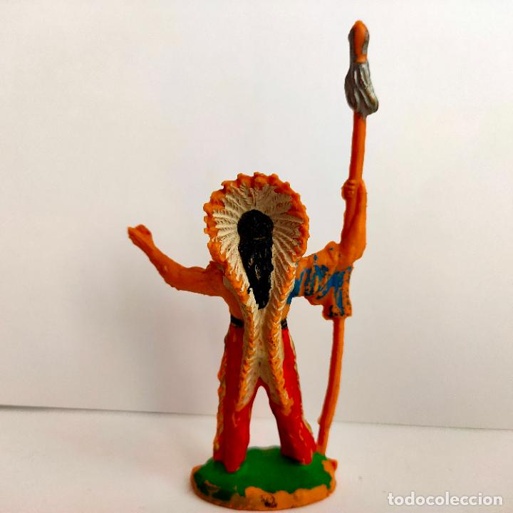 Figuras de goma y PVC: Indio de Reamsa a&ntilde;os 60. - Foto 2
