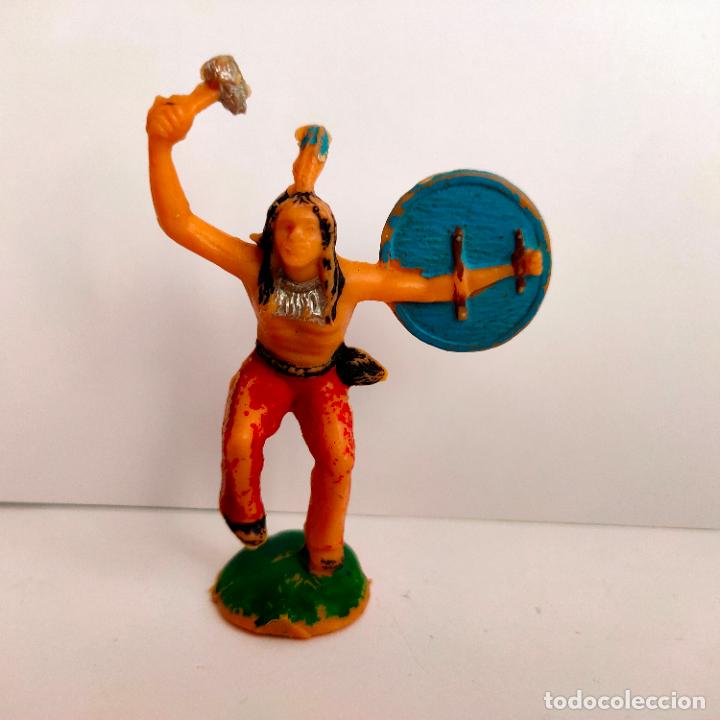 Figuras de goma y PVC: Indio de Reamsa a&ntilde;os 60. - Foto 1