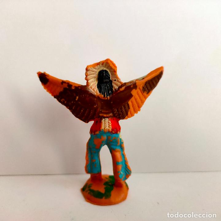 Figuras de goma y PVC: Indio de Reamsa a&ntilde;os 60. - Foto 2