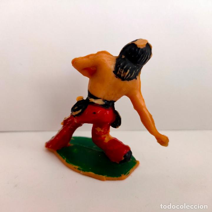 Figuras de goma y PVC: Indio de Reamsa a&ntilde;os 60. - Foto 2
