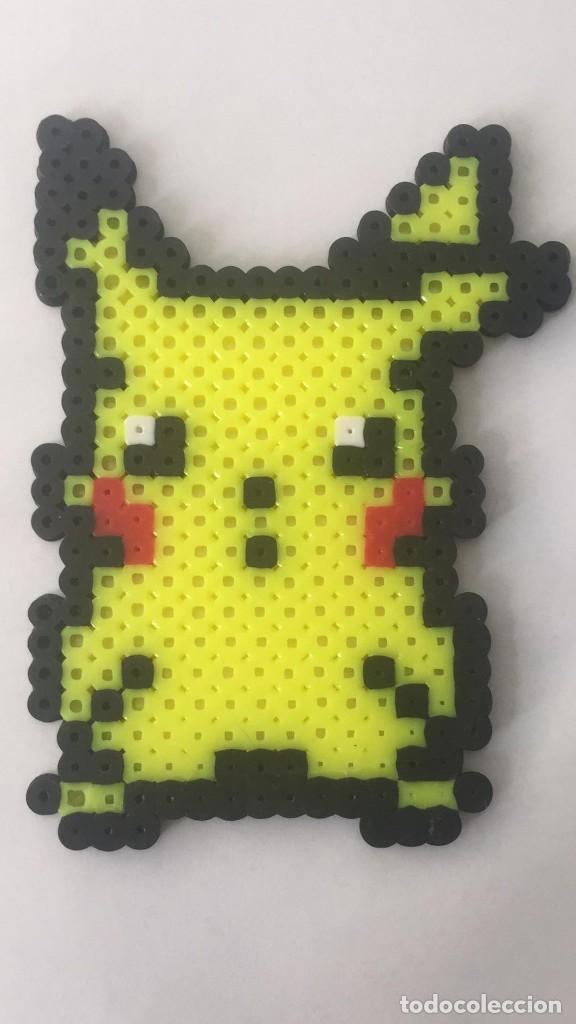 Figuras de goma y PVC: PIKACHU HECHO CON HAMA BEADS - Foto 2