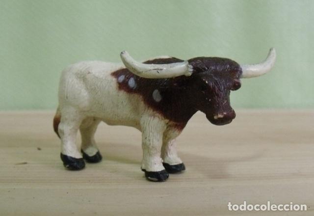 Figuras de goma y PVC: Figura PVC Goma Dura Toro Texas Longhorn - Safari LTD