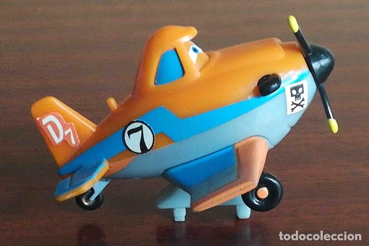 Rubber and PVC Figures: Avion Turbo Dusty D7 - Cars - Aviones - Disney Pixar