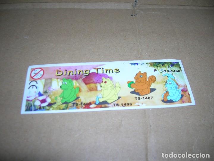 Figuras de goma Kinder: Papel Kinder Dining Time. TS-1405. - Foto 1