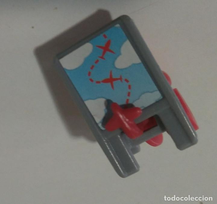 Figuras de Borracha e PVC: SE&Ntilde;Al de aeropuerto pitufos smurfs puffi en accesorio diorama miniatura kinder papa pitufo