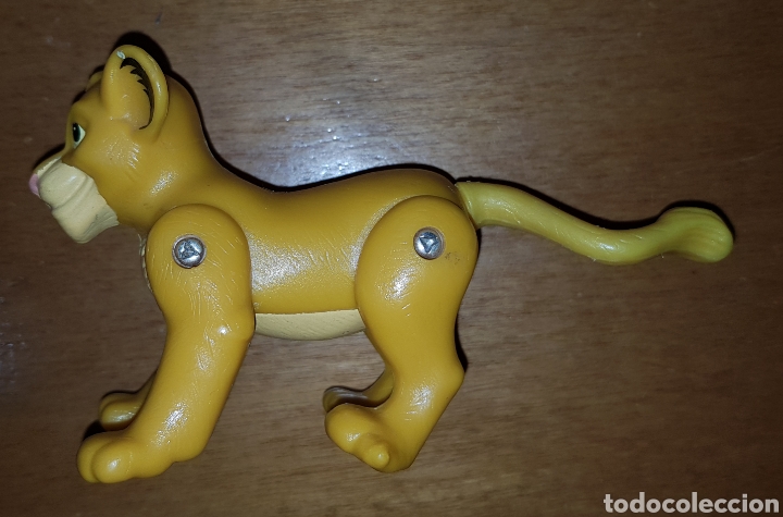 Figuras de Goma y PVC: Figura articulada Rey Le&oacute;n Disney Simba colecci&oacute;n dibujos animados McDonald's McDonald