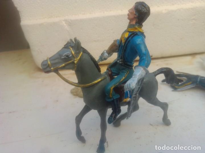 Figuras de goma y PVC: Soldado y caballo de comansi - Foto 2