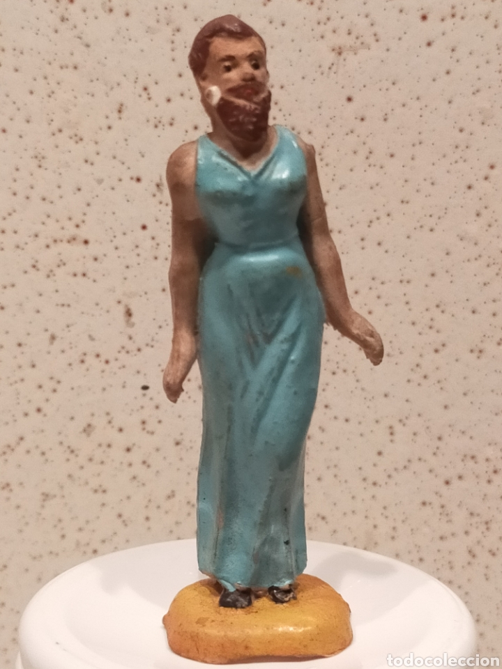 Figuras de goma y PVC: Jecsan circo mujer barbuda - Foto 1
