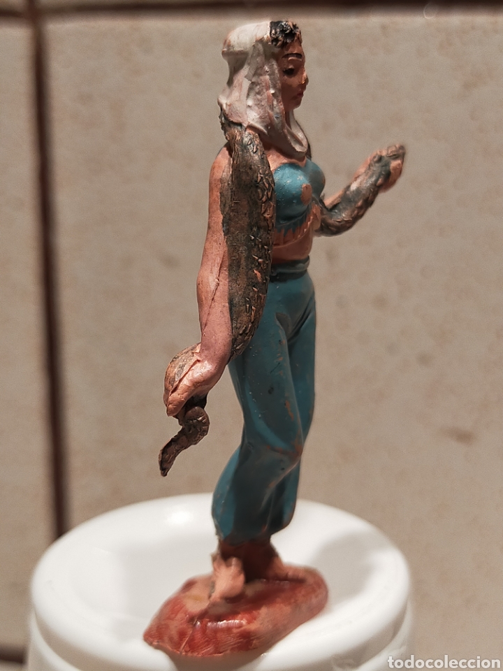 Figuras de goma y PVC: Jecsan circo mujer con serpiente - Foto 2