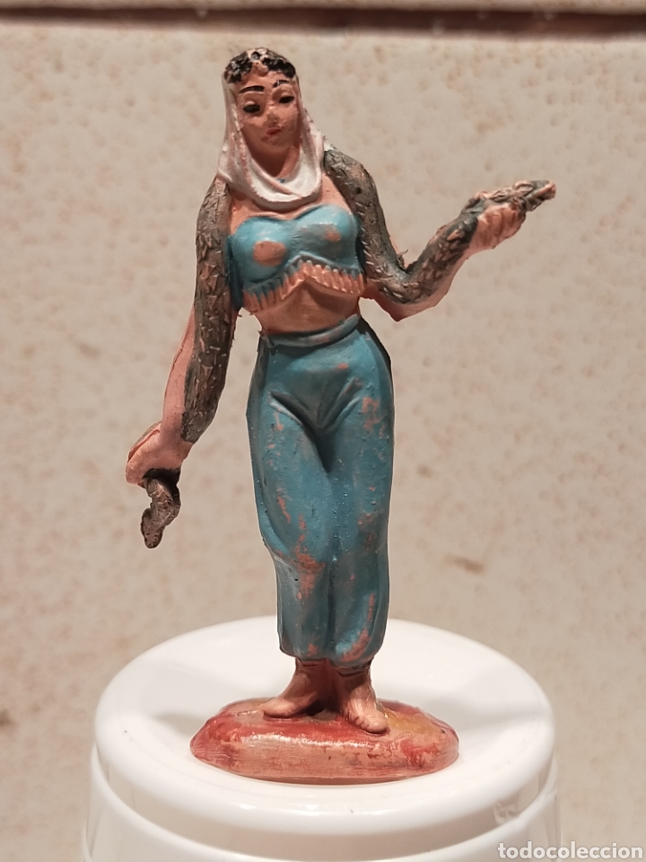 Figuras de goma y PVC: Jecsan circo mujer con serpiente - Foto 1