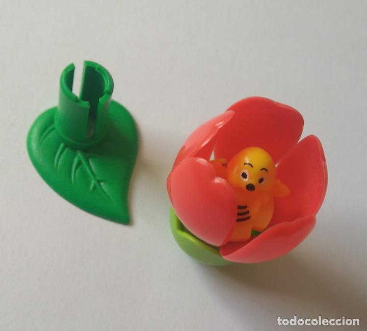 Figuras de Borracha e PVC: abeja insecto flor kinder k04 variante bichito bicho primavera mu&ntilde;eco miniatura mini