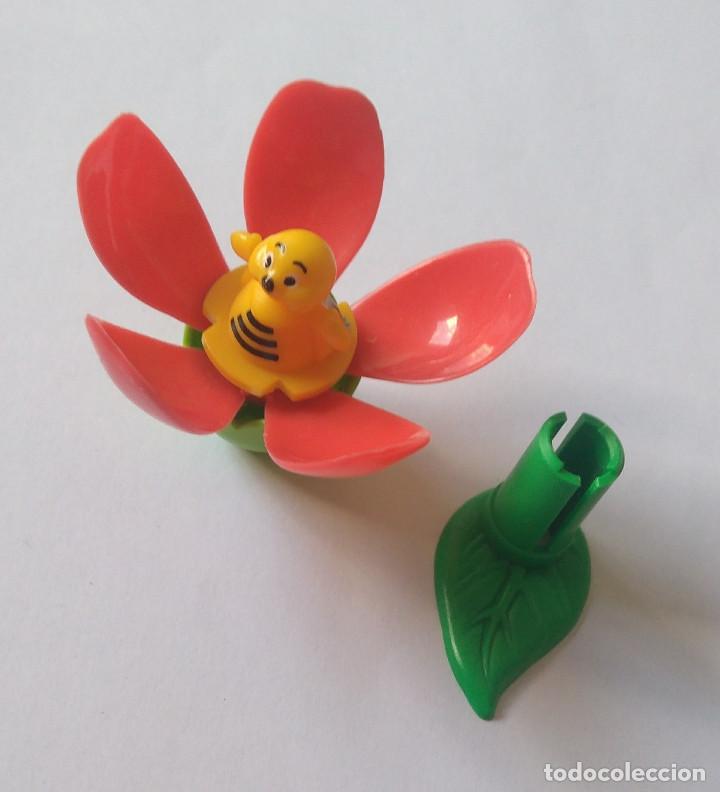 Figuras de Borracha e PVC: abeja insecto flor kinder k04 variante bichito bicho primavera mu&ntilde;eco miniatura mini