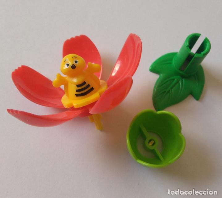 Figuras de Borracha e PVC: abeja insecto flor kinder k04 variante bichito bicho primavera mu&ntilde;eco miniatura mini abejita