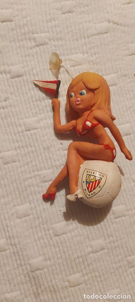 Figurines en Caoutchouc et PVC: MU&Ntilde;ECA GOMA CHICA BIKINI ATHLETIC CLUB DE BILBAO MANUFACTURAS VIANA MADE IN SPAIN A&Ntilde;OS 80