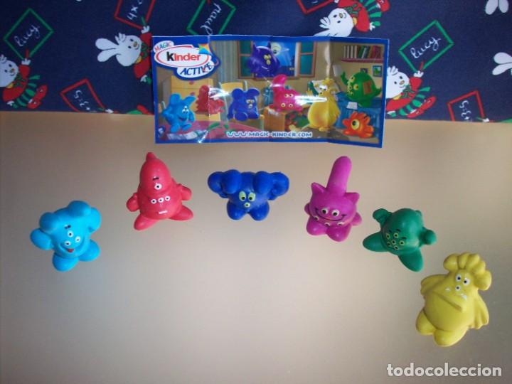 Figuras de goma Kinder: lote de 6 monstruitos magic kinder - Foto 2