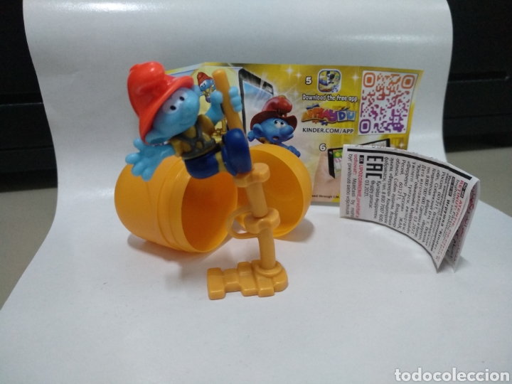Kinder Figures: C0T - TALENTOS ESPECIALES - BOMBERO EN427A / KINDER SORPRESA 2021 / PITUFOS / SCHTROUMPFS