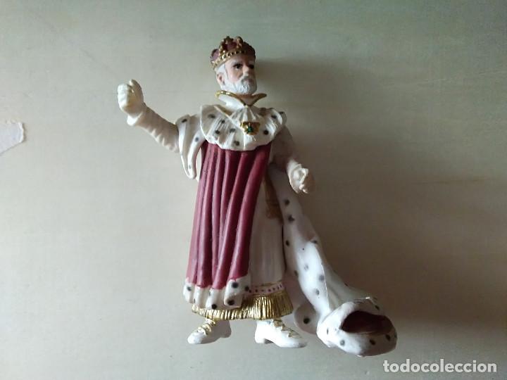Figuras de goma y PVC: FIGURA REY SCHLEICH 2003 - Foto 2