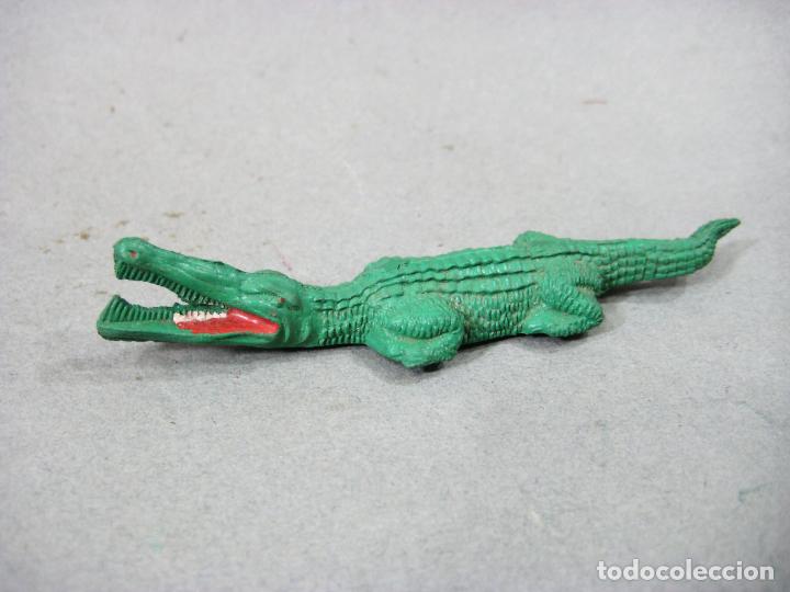 cocodrilo. animales de goma de 60 mm de la marc - Compra venta en  todocoleccion