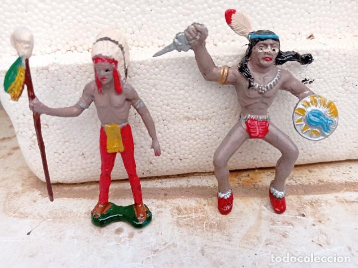Figuras de goma y PVC: Indio de comansi y otro de lafredo - Foto 1