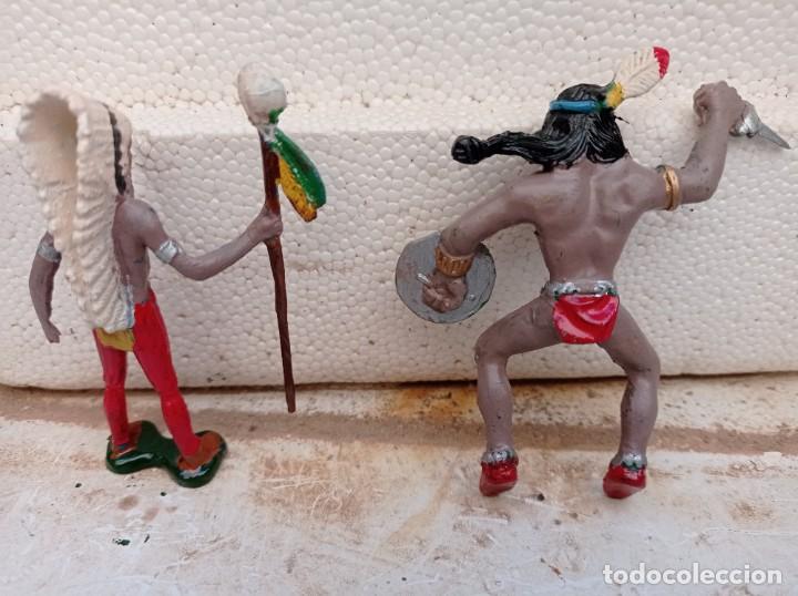 Figuras de goma y PVC: Indio de comansi y otro de lafredo - Foto 2