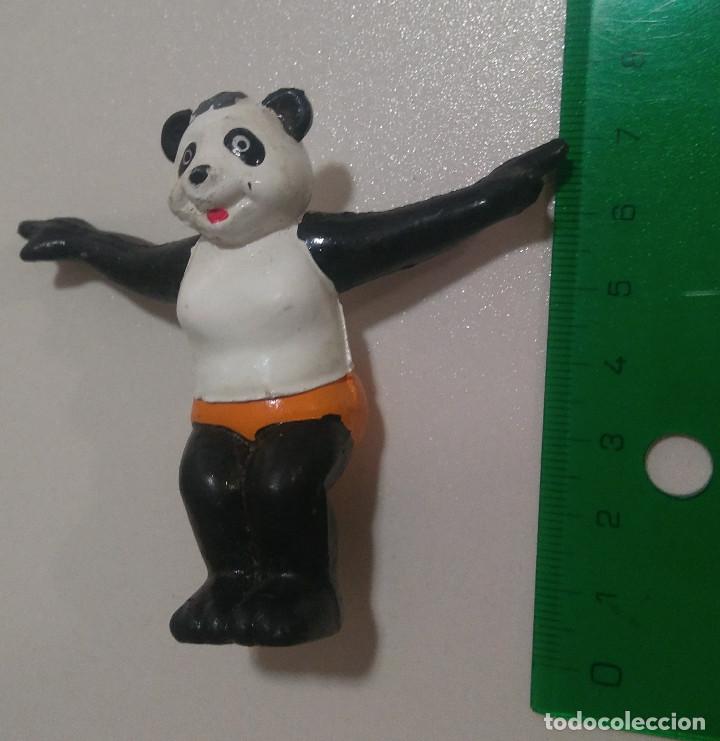 Figuras de Borracha e PVC: oso panda pvc goma promocional el pozo 1992 deportes olimpiadas mu&ntilde;eco figura publicitario choped