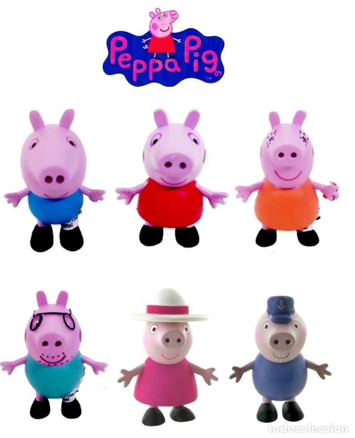 Figuras Peppa Pig y su familia