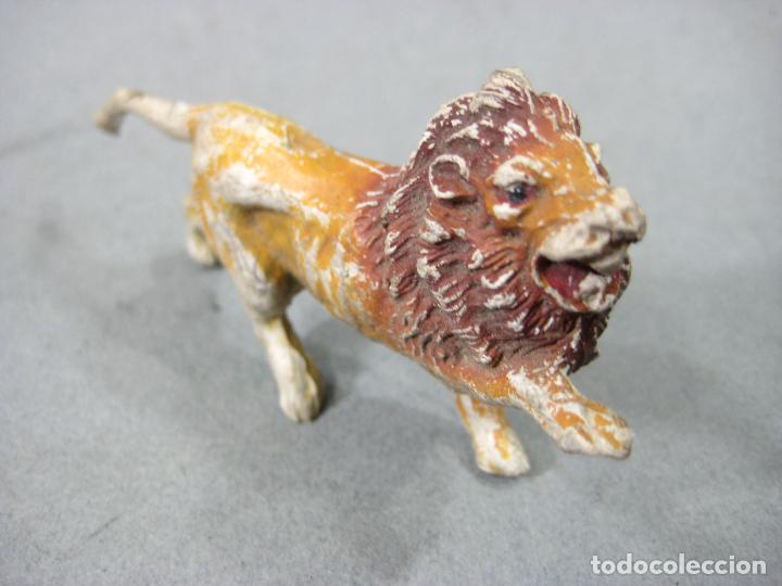 Figuras de goma y PVC: LEON. ANIMALES DE GOMA DE 60 MM DE LA MARCA PECH. - Foto 5