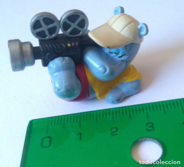 Kinder &Uuml;berraschung: FIGURA HAPPY HIPPO HIPO MINIATURA KINDER MONOBLOC cine sORPRESA MU&Ntilde;ECO camara camarografo cinema